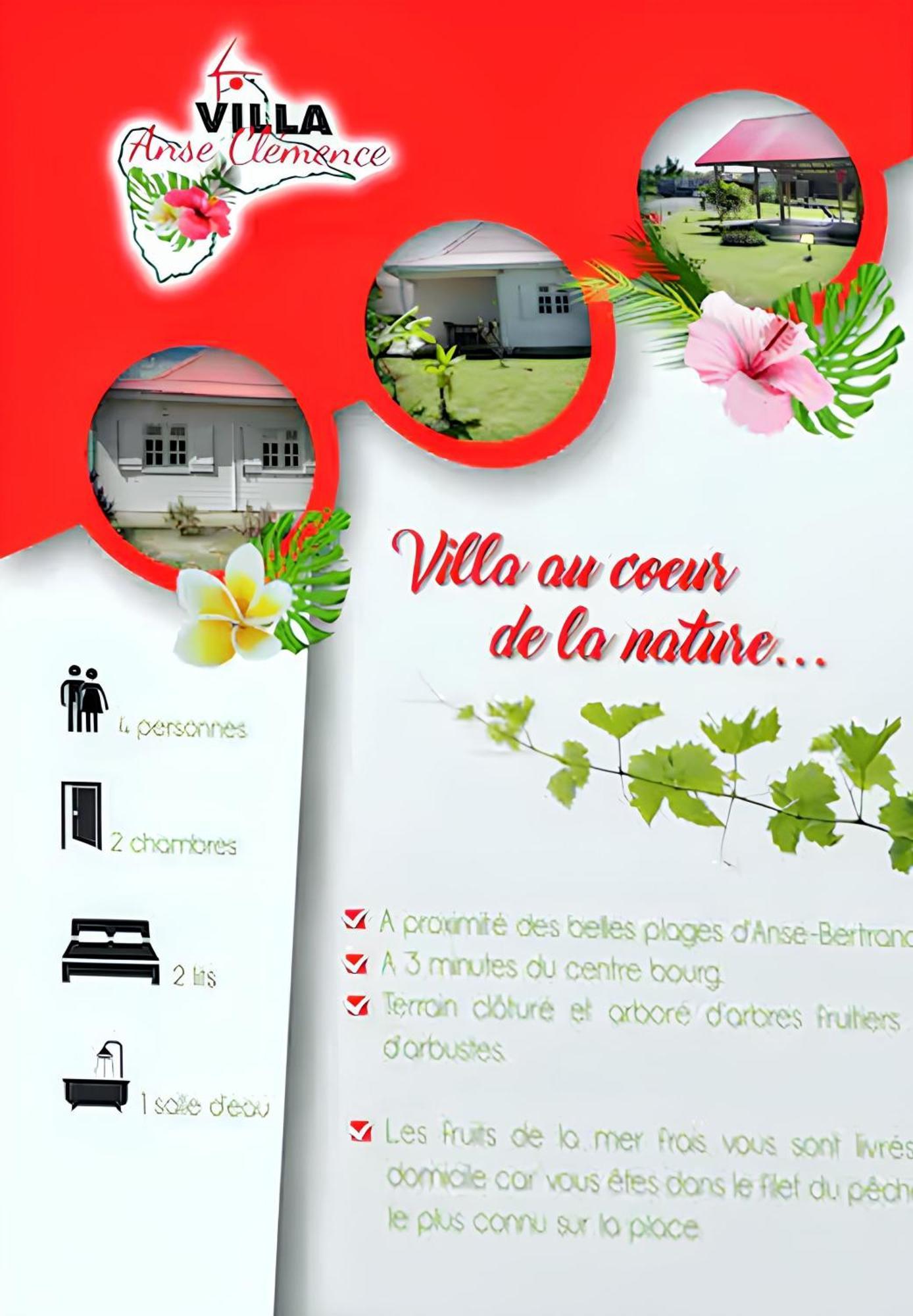 Maison Charmante A Anse-Bertrand Avec Jardin Vila Exterior foto